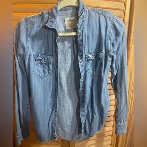 Abercrombie kids denim blouse - Medium